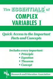 Complex Variables I Essentials cover image cdn