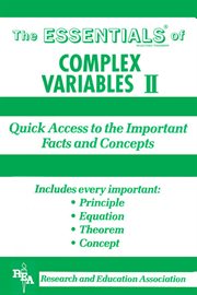 Complex Variables II Essentials cover image cdn