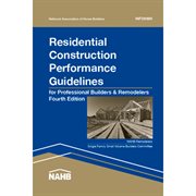 Residential Construction Performance Guidelines : Contractor Reference cover image cdn