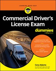 Commercial Driver's License Exam for Dummies cover image cdn