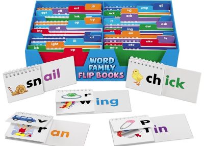 Word family flip books cover image
