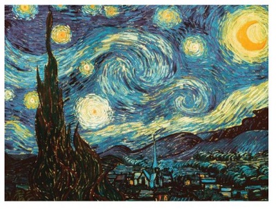 The starry night jigsaw puzzle cover image