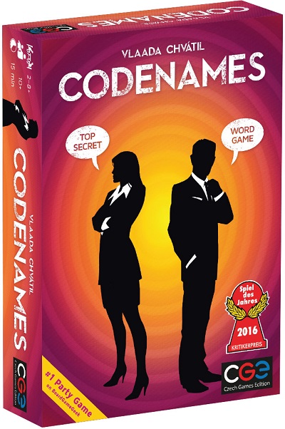 Codenames top secret word game cover image
