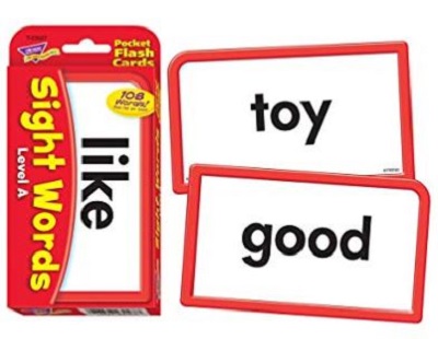 Sight words pocket flash cards. Level A cover image