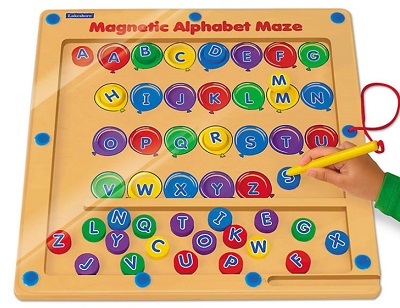 Magnetic alphabet maze cover image