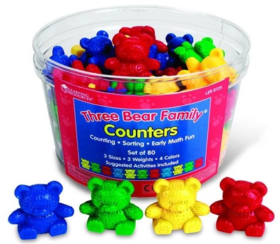 Three bear family counters cover image