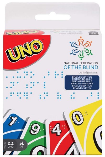 UNO Braille card game cover image