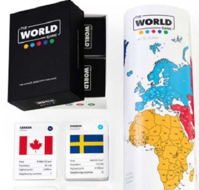 The world game the ultimate geography card game cover image