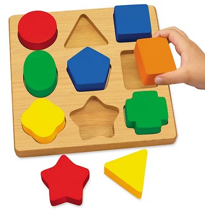 Simple Shapes Puzzle Board cover image