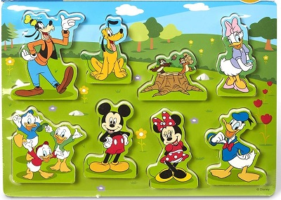 Mickey Mouse Clubhouse wooden chunky puzzle cover image
