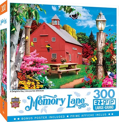 A delightful day jigsaw puzzle cover image