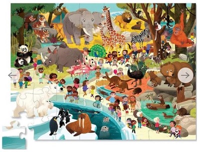 Day at the Zoo Puzzle cover image