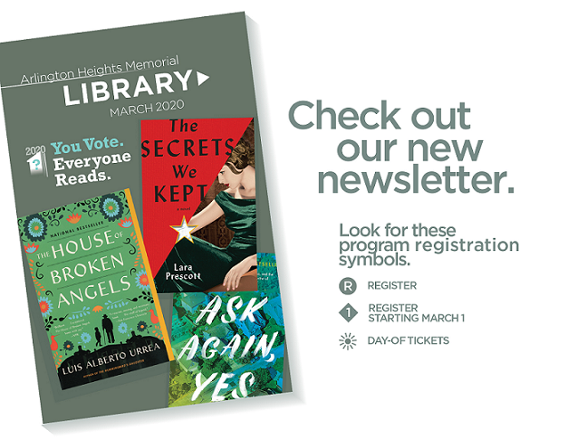 March 2020 Newsletter cover - One Book, One Village