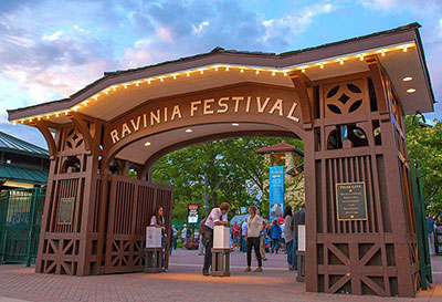 RAVINIA FESTIVAL SITE ENTRANCE