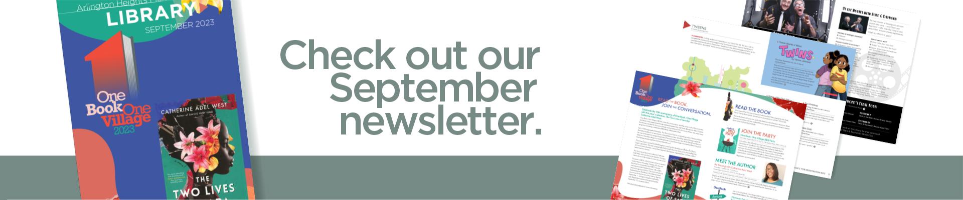 September newsletter