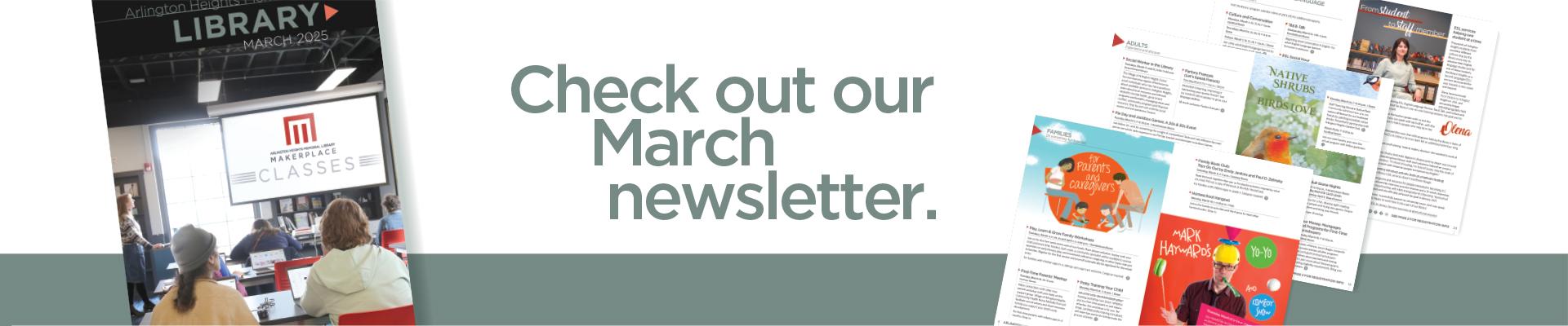 March Newsletter Graphic