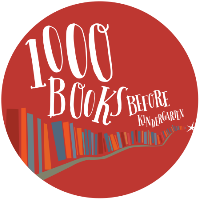 Logo of 1000 books before kindergarten
