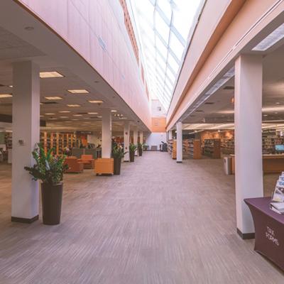 photo of library expanse