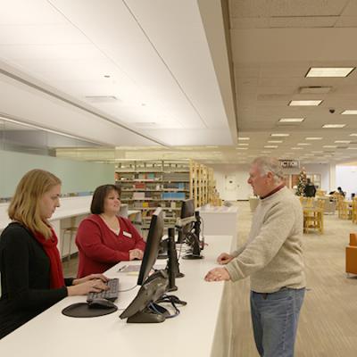Photo of Tech Learning Center Desk