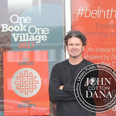 Author Dave Eggers at the library