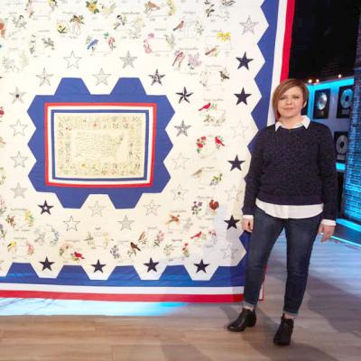 ShannonDowney with Ritas Quilt