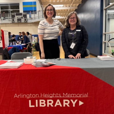 Library staff at Preschool Info Night