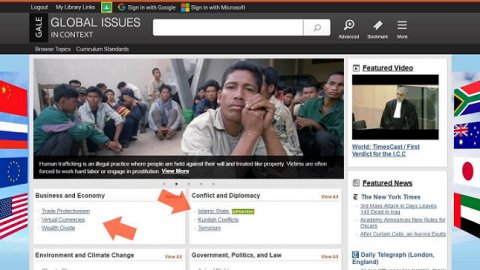 Online Resources for Current Events
